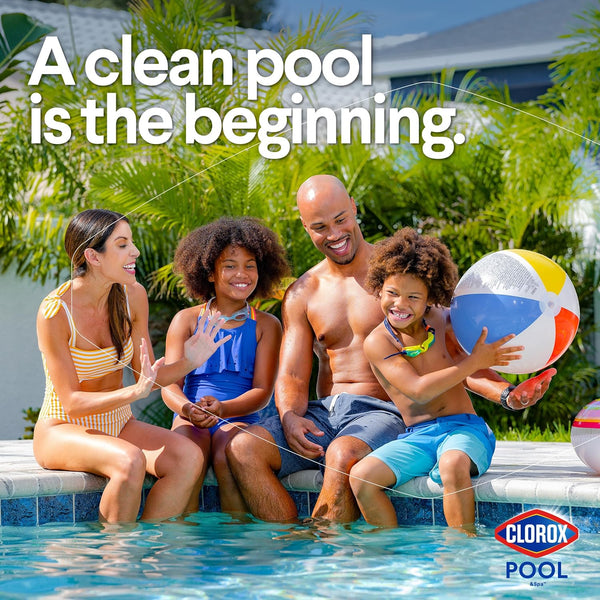 CloroxÂ® Pool&Spaâ¢ Swimming Pool Chlorine Stabilizer, Helps Chlorine Last Longer, Saltwater Pool Compatible, 4LB (Pack of 1)
