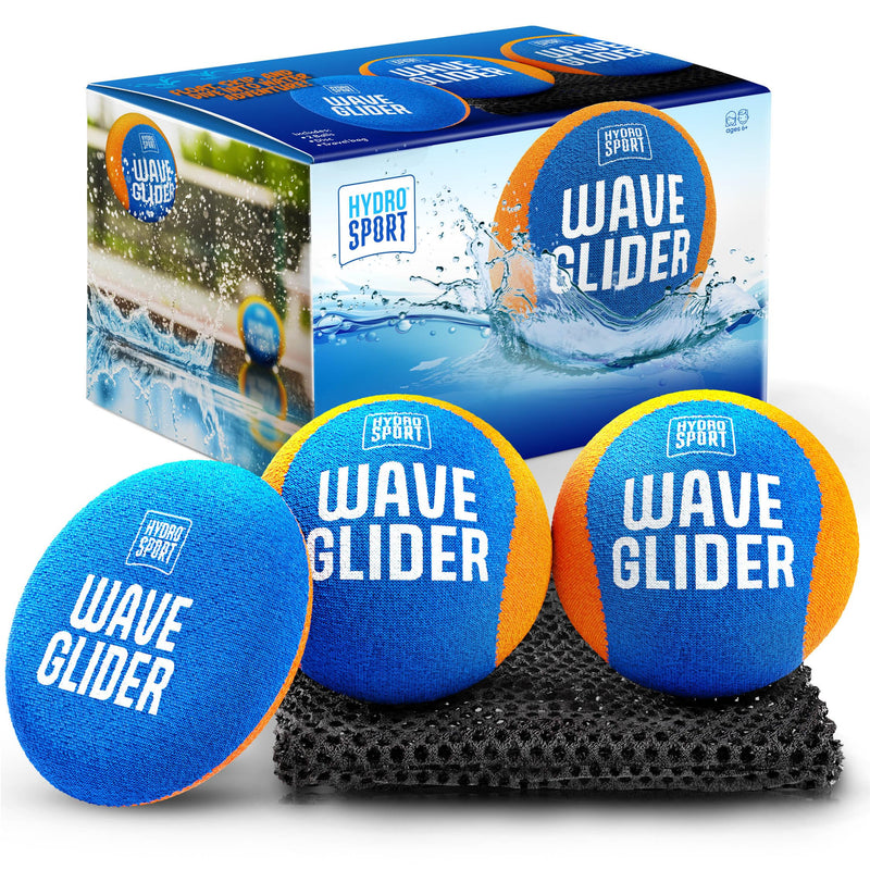 Skipping Water Balls - Pool Ball - Beach Toys for Kids Ages 8-12 - Lake Skip, Skee, Fly Swimming Game Adults, Boys, Teens, & Family - Water Toy