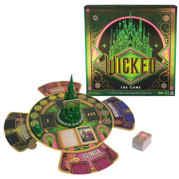 Spin Master Games, Wicked: The Game, an Original Concept Based on the New Movie Wicked, Begin Your Amazafying Adventure with Glinda & Elphaba, for