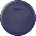 Pyrex Food Storage Plastic Replacement Lid Set (Cobalt Blue, Dark Blue)