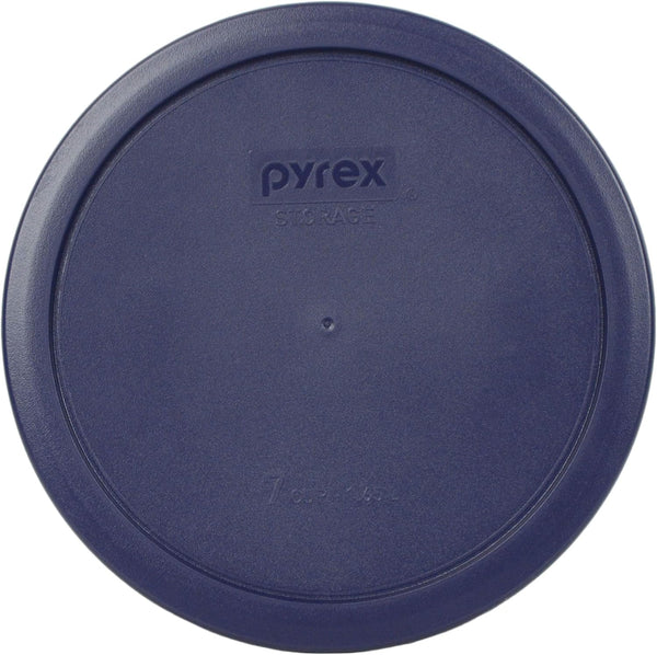 Pyrex Food Storage Plastic Replacement Lid Set (Cobalt Blue, Dark Blue)