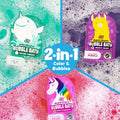 Tub WorksÂ® Magical Kids Bubble Bath, Variety 12 Pack | Creates Colorful Water & Tons of Foam Bath Bubbles | Nontoxic | Character-Themed Bubble