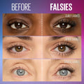 Maybelline Volum' Express the Falsies Waterproof Mascara, Volumizing and Separating Make up Formula, Very Black, 1 Count