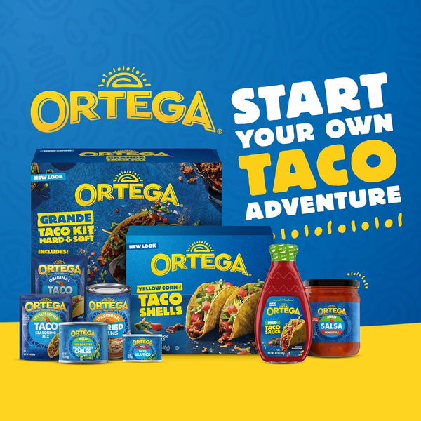 Ortega Yellow Corn Taco Shells, 4.9 Ounce, 12 Shells Yellow Corn 4.9 Ounce (Pack of 1)