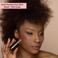 Cream Blush Stick Ã¢ÂÂ Buildable & Pigmented for Cheeks, Lips & Eyes Ã¢ÂÂ Hydrating W. Shea Butter, Vitamin E, Hyaluronic Acid & Squalane,