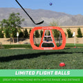 GoSports Foam Golf Balls – Limited Flight Golf Balls for Indoor and Outdoor Training, Realistic Feel Dimple Design, Long Lasting Safe Foam Golf