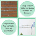UNCO Pool Pole Hanger - 2 Pack, Pool Equipment Hooks for Poles and Hose, Accessories 2 Pack Green