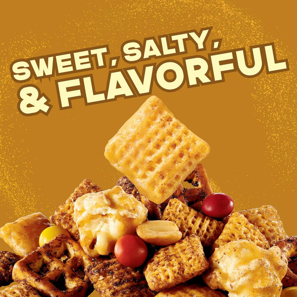 Chex Mix Turtle Snack Mix, Indulgent Snack Bag, Family Size, 13.5 oz 13.5 Ounce (Pack of 1)
