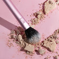 Real Techniques Makeup Setting Brush, for Setting Powder, Loose Powder, & Pressed Powder, Face Makeup Brush, 402 Brush, Sheer Coverage for