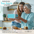 Tea Gifts for Women â Sampler Gift Basket with 15 Unique Blends, Honey Sticks, Stainless Tumbler & Gift-Ready Box (Teal)