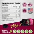 Vitamin B Complex for Men & Women - Made in USA - B-Complex: B1, B2, B3, B5, B6, B7, B8, B9, B12 with Vitamin C, Choline, Inositol - Energy, Brain