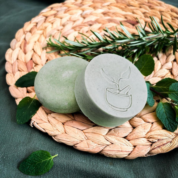 Lucky Locks | Nettle Mint Meadow | Natural Shampoo Bar | Zero Waste Hair Care | Sulfate Free