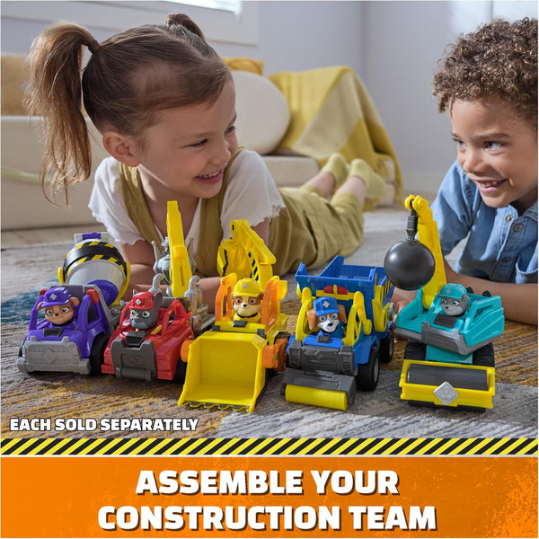 Rubble & Crew, Motor’s Wrecking Ball Toy Truck with Action Figure and Movable Construction Toys, Kids Toys for Ages 3 and Up Motor's Wrecking Ball