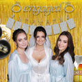 Gold Fringe Curtain Tinsel Backdrop - GREATRIL Foil Fringe Curtain Party Streamers for Prom 2026 NYE New Years Eve Birthdays Christmas Theme Party