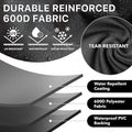Simple Houseware 55 in. Heavy-Duty BBQ Gas Grill Cover, Waterproof 55''