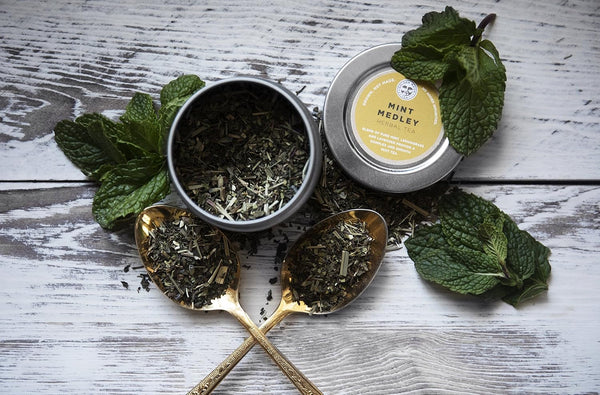 Golden Moon Tea Variety Pack - 9 Loose Leaf Tea Sampler - Organic Black, Green, White, and Herbal Teas Gift Set