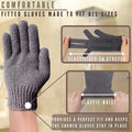 Sphynx Hairless Cats Carbonized Bamboo Bath Exfoliating Gloves Charcoal Bamboo Shower Body Scrub (1 Pair)