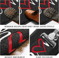 Door Mat, Welcome Mat Low Profile Floor Mat Front Doormat Indoor and Outdoor Doormat Non Slip Rugs for Entryway, Patio, High Traffic Areas
