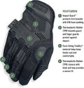 Mechanix Wear: M-Pact Covert Tactical Gloves with Secure Fit, Touchscreen Capable Safety Gloves for Men, Work Gloves with Impact Protection and