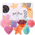 DUAIU 6Pcs Fizzy Bubble Bath Bombs for Kids & Women - Organic Natural Kids Bath Bomb Gift Set with Essential Oils, Fruit Fragrance and a Bathing