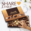 Lindt Gourmet Truffles Assorted Chocolate Candy Gift Box, 14.7 oz. Assorted 14.7 Ounce (Pack of 1)