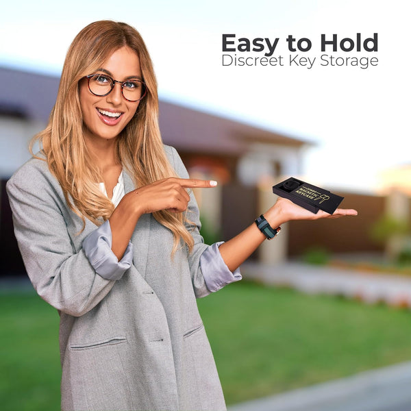 RamPro Hide A Key Magnetic Key Holder Under Car - Hide A Key for Your Car So You Never Lock Out - Plastic Magnet Key Hider to Store a Spare for