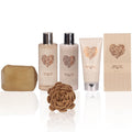 Spa Gift Basket Ã¢ÂÂ Bath and Body Set with Vanilla Fragrance by Lovestee - Gift Basket Includes Shower Gel, Body Lotion, Hand Lotion, Bath