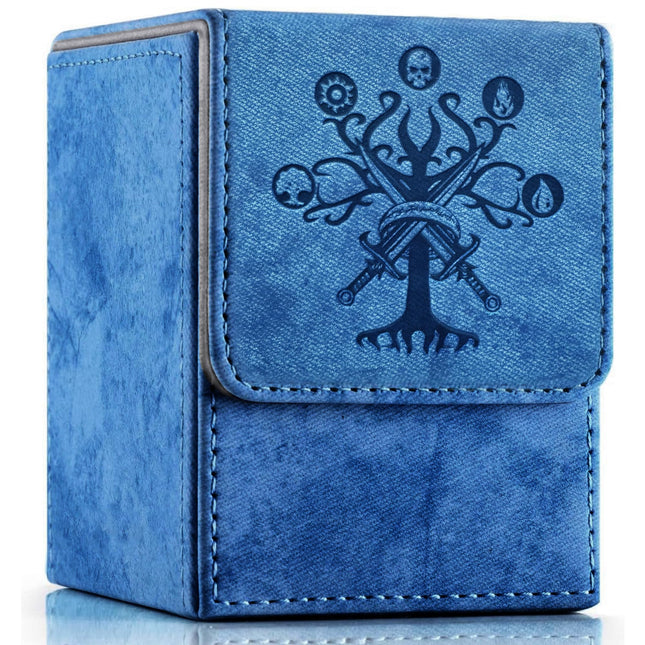 MTG Commander Deck Box with 2 Dividers, Fits 100+ Single Sleeved Cards, Strong M