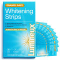 Lumineux Teeth Whitening Strips, Peroxide Free, 9 Treatments (1 Month) | Peroxide free, enamel safe, dentist formulated, clinically tested &