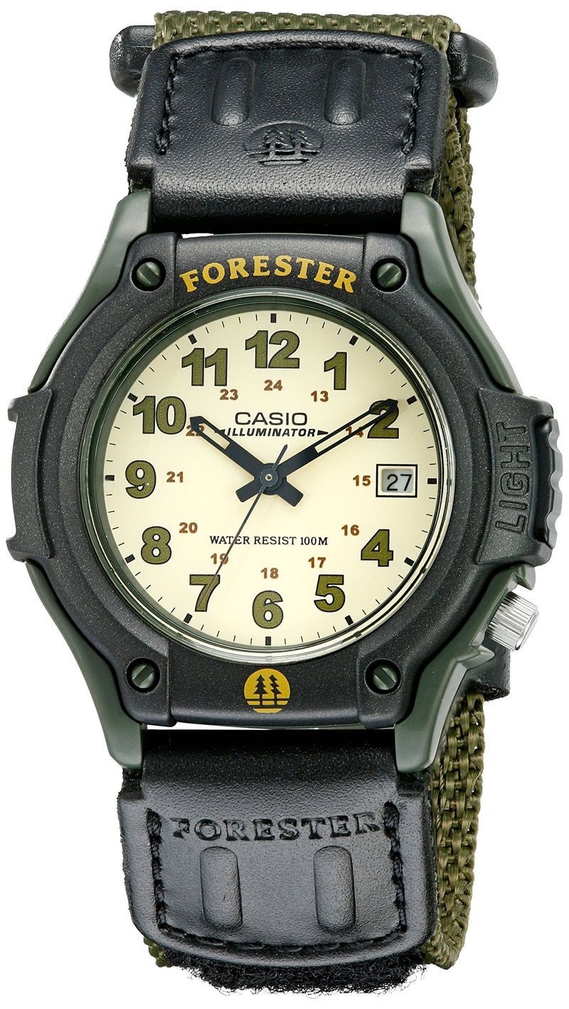 Casio FT500WC Series | Men's Analog Watch | 100 Meter Water Resistance | LED Light | Date Display | Leather/Cloth Band | Regular Time Keeping (HR,