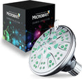 AquaDance Antimicrobial – Anti-Clog High-Pressure 6-Setting Shower Head with Microban Nozzle Protection from Growth of Mold, Mildew & Bacteria for
