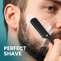 IronEdge Barber Straight Razor for Men- 100pc Blades Straight Edge Razor 100 Count (Pack of 1) Black