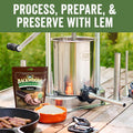 LEM Products Backwoods Reduced Sodium Summer Sausage Cured Sausage Seasoning, Ideal for Wild Game, Seasons Up to 5 Pounds of Meat, 4.1 Ounce