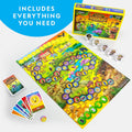 NATIONAL GEOGRAPHIC My First Safari Board Game for Kids 4-6 Animal Game for Adults, Cooperative Fun Perfect for Family Game Night, Board Games for