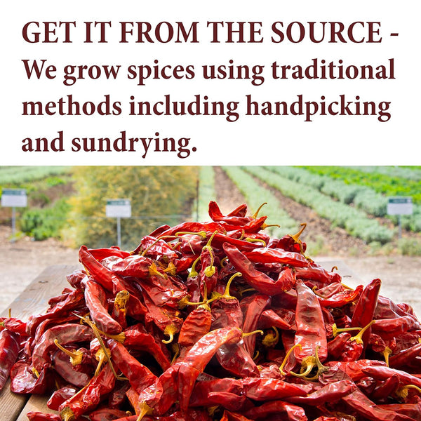 The Spice Way Red Pepper Premium Cayenne Ground - 8 Oz - Pure Chile Powder - Cayenne Powder, No Gmo'S, Kosher Certified