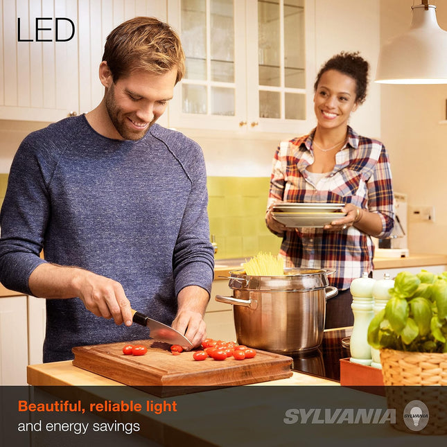 SYLVANIA ECO LED Light Bulb, A19 60W Equivalent, Efficient 9W, 7 Year, 750 Lumens, 2700K, Non-Dimmable, Frosted, Soft Wh