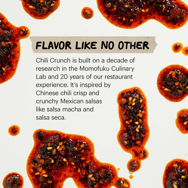 Momofuku Chili Crunch by David Chang, (5.5 Ounces), Chili Oil with Crunchy Garlic and Shallots, Spicy Chili Crisp Original Chili Crunch 5.5 Ounce