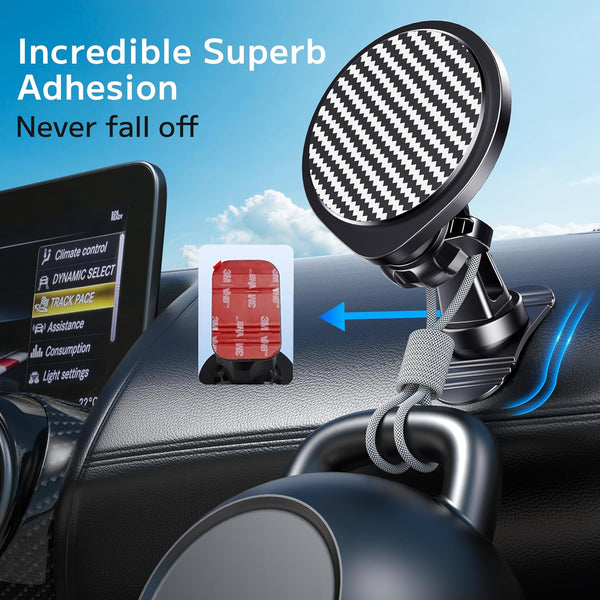 for Magsafe Car Mount [Strong Magnets] Magnetic Phone Holder for Car Vent Dashboard [Hands Free] Cell Phone Holder Car Mount for iPhone 15 14 13