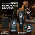 Bossman Jelly Beard Oil for Men (4 oz, Magic Scent) – Softens, Moisturizes & Conditions with Natural Ingredients Magic Beard Oil