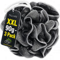 Exfoliating Loofah Body Scrubber for Shower: 3-Pack XXL 90g Loofah Sponge