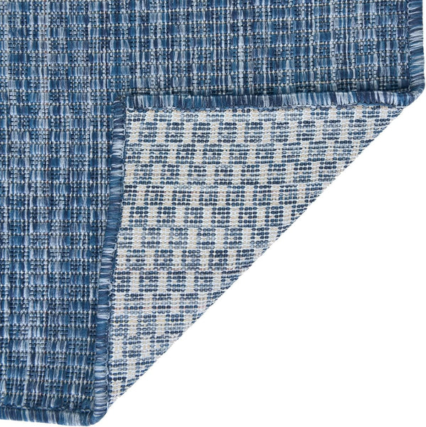 Unique Loom Outdoor Solid Collection Area Rug (5' Octagon Blue/Navy Blue)