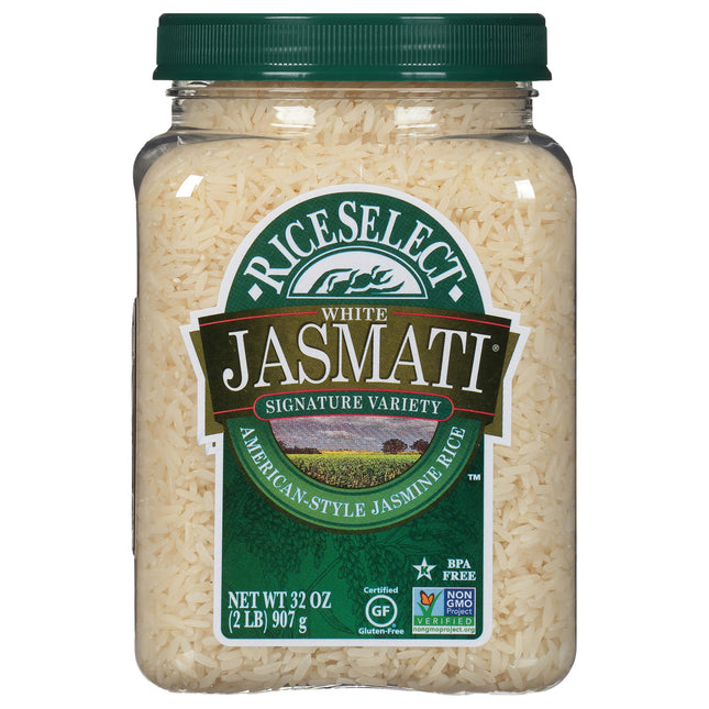 Riceselect Jasmati Rice, Long-Grain Jasmine Rice, Premium Gluten Free Rice, Non-