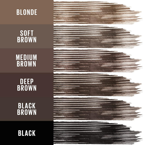 Maybelline Tattoo Studio Brow Styling Gel, Waterproof Eyebrow Make Up, Brow Tint for up to 36HR Wear, Blonde, 1 Count
