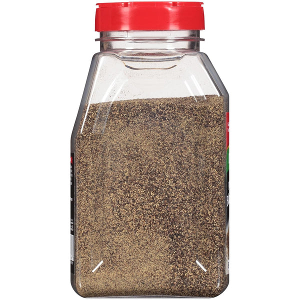 McCormick Black Pepper, Pure Ground, Organic, Non GMO, Enjoy Distinctive Pepper Flavor While Cooking & Tableside, 12 oz 12 Ounce (Pack of 1)