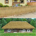 Hoolerry 2 Pcs 40 in X 20 Ft Mexican Straw Roof Thatch Artificial Palm Thatch Rolls Duck Blind Grass Palapa Thatch Roofing Blinds Tiki Hut Thatch