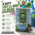 Minecraft Kids Smart Watch – Touchscreen Interactive Watch with 10 Customizable Clock Faces, Built-in Camera, Video Recorder, Alarm, Calculator,