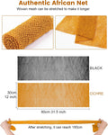 MTDLYICE African Net Sponge 2 Pack, Back Scrubber for Shower, XL 80CM Exfoliating Washcloth, African Net Sponge Authentic, Body Scrubber