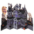 American Greetings Pop Up Halloween Card for Kids or Adults, Displayable 3D Haunted House Halloween Pop Up Card for Boo Baskets (Spooky Season)