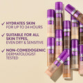 Covergirl Simply Ageless Skin Perfector Essence Foundation, 10 Fair, Tinted Skincare Makeup Hybrid, Sheer Tint, Radiant Finish, Glowy Finish,