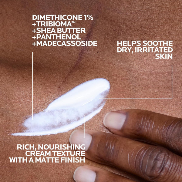 La Roche Posay Cicaplast Balm B5 UV SPF 50, Vitamin B5 + Shea Butter + Tribioma + Madecassoside + Zinc Oxide Sunscreen, Post Treatment Skin